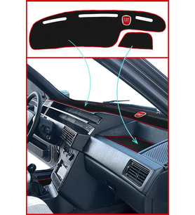 Fiat Tipo Tempra Nakışlı Torpido Kaplama Koruma Halısı Örtüsü