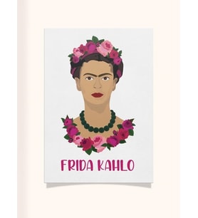 Frida Kahlo Tasarımlı 24*33 cm 350 gr. Kuşe Kağıt Poster PYTKPSTR010