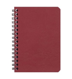 Clairefontaine Age Bag Wirebound 9x14 Çizgili Defter Bordo 785922C