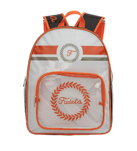 Nueva Beyaz - Turuncu Sırt Çantası 