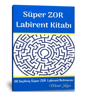 Süper Zor Labirent Kitabı (+7 Yaş İçin Labirent Kitabı)