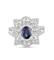 2.65 Karat Safir Pırlanta Yüzük