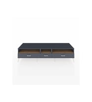 Kronos TV Ünitesi 3 Raflı 3 Çekmeceli  220x59x51 Antrasit-Çam/Antrasit