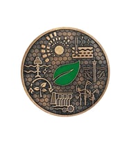 AgaKulche Yenilenebilir Enerji Kaynakları Bronz Sikke Coin (Gümüş)