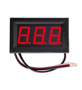 0.56 İnch Dc 0-100V Digital Kırmızı Voltmetre 3 Telli Panel Tip