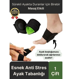 Esnek Yumuşak Çok Ayakta Kalma Yoğun İş Boşluk Destekleyici Anti Stres Ayak Tabanlığı-1 Adet