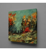 AĞAÇLAR KANVAS TABLO 150x150cm