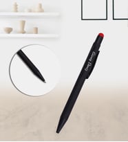 Kişiye Özel Kırmızı Renk Detaylı Touch Pen