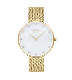 Obaku Denmark V288LXGWHG Quartz Kristal 36 mm Kadın Kol Saati