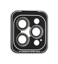 iPhone 15 Pro Max PVD Metal Kamera Lens - Gri