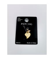 Çelik Zirkon Taşlı Piercing