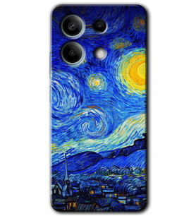 Redmi Note 13 Pro 5G Kılıf HD Desen Baskılı Kılıf - Starry Night