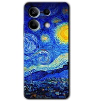 Redmi Note 13 Pro 5G Kılıf HD Desen Baskılı Kılıf - Starry Night