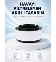 Ha Temizleyici Küllük ,Duman Filtreli, Sessiz Çalışan, Şık Tasarım