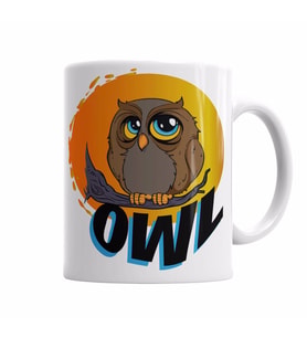 OWL BAYKUŞ Kupa Bardak Porselen