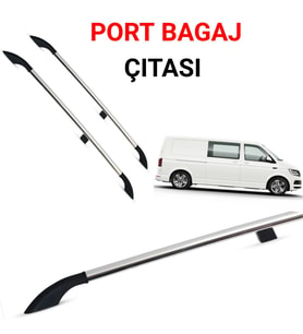 T5 UZUN ŞASE GRİ PORTBAGAJ TAVAN ÇİTASI 2003 2004 2005 2006 2007 2008 2009