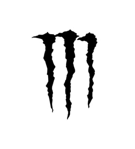 Monster Pençe Oto Sticker Far Ve Cam Sticker Siyah 10*8,5 Cm