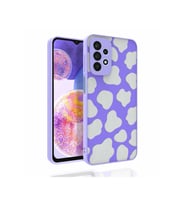 Samsung Galaxy A23 Uyumlu Kılıf Desenli Kamera Korumalı Parlak Zore Nora Kapak