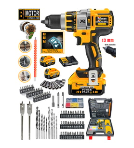 4200 XR-S Metal Mandren Brushless Motor ile Güçlü Akülü Darbeli Matkap