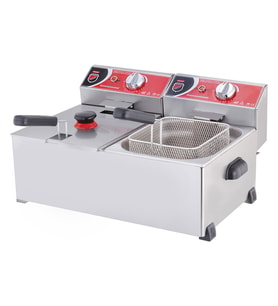 Işıkgaz Silver Endüstriyel Çiftli 5+5 Litre Elektrikli Fritöz