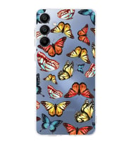 PrintiFy Samsung Galaxy A15 ile Uyumlu Water Color 2  Kamera Korumalı Şeffaf  Kılıf