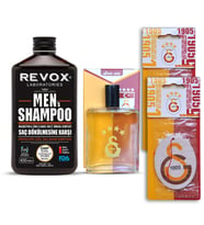 Galatasaraylı Erkeklere Özel Parfüm 100 ml + Revox Men Şampuan