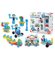 Polis Kaktüs Bloklar (55 Parça) - Kaktüs Oyuncak - Lego Seti - Kaktüs Lego - Taraklı Lego