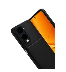 Vivo Y29s Auto Fus Karbon Kapak - Siyah