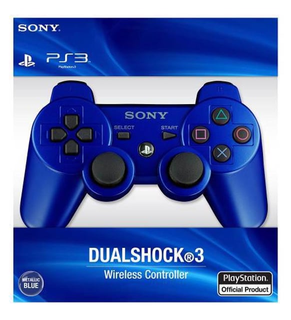 Sony PS3 Joystick Dualshock PS3 Oyun Kolu Gamepad Mavi