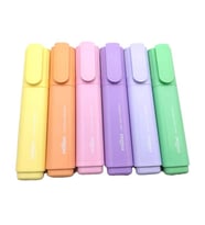 Penmax Fosforlu İşaretleme Kalemi Pastel Renkler 6lı Set