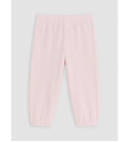 LCW baby Pembe Beli Lastikli Kız Bebek Pantolon