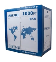 Powermaster 23 AWG 0.57 305 Metre CAT6 Ethernet Kablo Kaliteli İnternet Kablosu