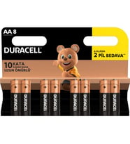 Duracell Alkalin Aa Kalem Piller 8’li Paket