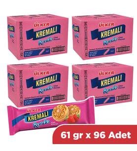 Ülker Kremalı Rondo 61 gr x 96 Adet 4 Koli