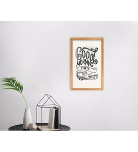 BK Home Coffee Tasarımlı Dekoratif Retro Ahşap Tablo-47
