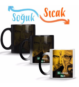 Breakıng Bad Evolutıon Of Walter Whıte Sihirli Kupa Bardak Porselen