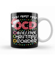 This Aunt Has Obsessive Christmas Disorder Kupa Bardak Porselen