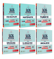 8.Sınıf LGS İOKBS Bursluluk Kara Kutu Dijital Çözümlü Çıkmış Soru Bankası Altın Set
