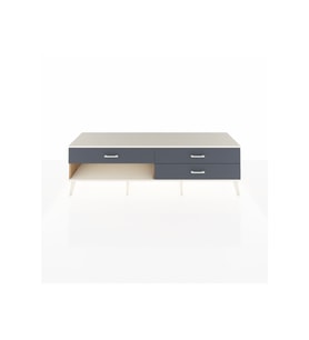 Hyperion TV Ünitesi 3 Çekmeceli  176x44x51 Çam-Aytaşı/Antrasit