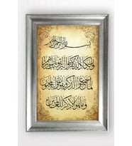 GÜMÜŞ ÇERÇEVELİ TABLO A1584