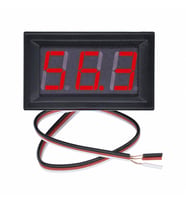 Dijital Voltmetre 0.56' 0-30V Kırmızı Voltmetre