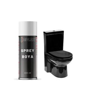 Siyah Klozet Sprey Boyası Suya Dayanıklı 400 Ml.