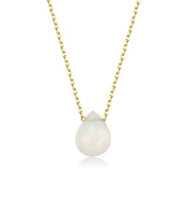 Opal Damla Taşlı Kolye