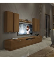 Decoraktiv Trendstyle 8D Mdf Tv Ünitesi Tv Sehpası - Naturel Ceviz
