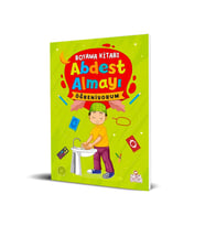 Boyama Kitabı - Abdest Almayı Öğreniyorum (Erkek)