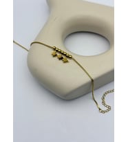 Çelik Gold Kelebek Bileklik - 26blk08
