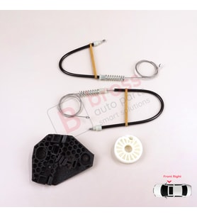 Ford Mondeo MK1 MK2 1992-2001 4/5 Kapı 93BBF23200B İçin Ön Sağ Kapı Cam Kriko Tamir Seti