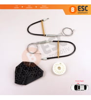 Ford Mondeo MK1 MK2 1992-2001 4/5 Kapı 93BBF23200B İçin Ön Sağ Kapı Cam Kriko Tamir Seti