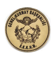 Genel Kurmay Başkanlığı Deri PEÇ - Arma - Askeri Patch