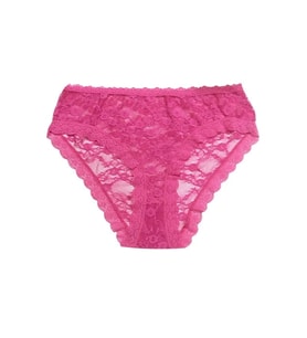 pilelistore Berrak Kadın Pembe Renk Dantelli Bato Külot 11197 (Fuşya)